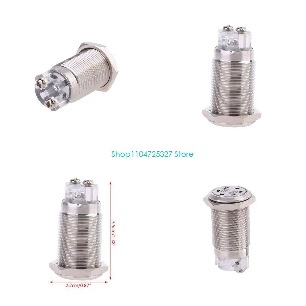 D8KF 16mm Buzzer Alarm Electronic Beep Buzzer DC12V Piezo Buzzer Alarm Durable
D8KF 16mm Buzzer Alarm Electronic Beep Buzzer DC12V Piezo Buzzer Alarm Durable