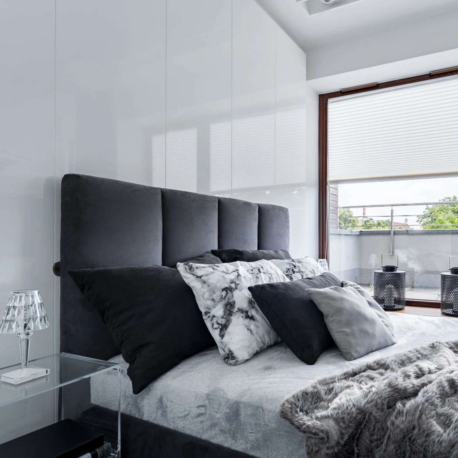 2Pcs Bed Frame Stabilizer Adjustable Metal Headboard Stopper Anti-Shake Fixer Tool for Bed Sofa Cabinet Headboard Stopper
2Pcs Bed Frame Stabilizer Adjustable Metal Headboard Stopper Anti-Shake Fixer Tool for Bed Sofa Cabinet Headboard Stopper