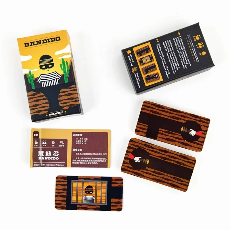 Семейная настольная игра Bandido Bandida для 1-4 игроков, стратегическая карточная игра для вечеринок, развлечений с китайскими английскими объясками
Семейная настольная игра Bandido Bandida для 1-4 игроков, стратегическая карточная игра для вечеринок, развлечений с китайскими английскими объясками