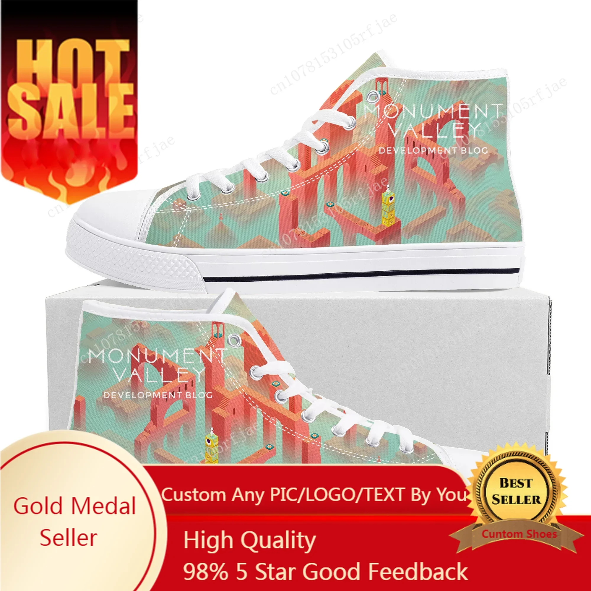 Monument Valley High Top Sneakers Hot Cartoon Game Mens Womens Teenager High Quality Canvas Shoes Casual Tailor Made Sneaker
Monument Valley High Top Sneakers Hot Cartoon Game Mens Womens Teenager High Quality Canvas Shoes Casual Tailor Made Sneaker