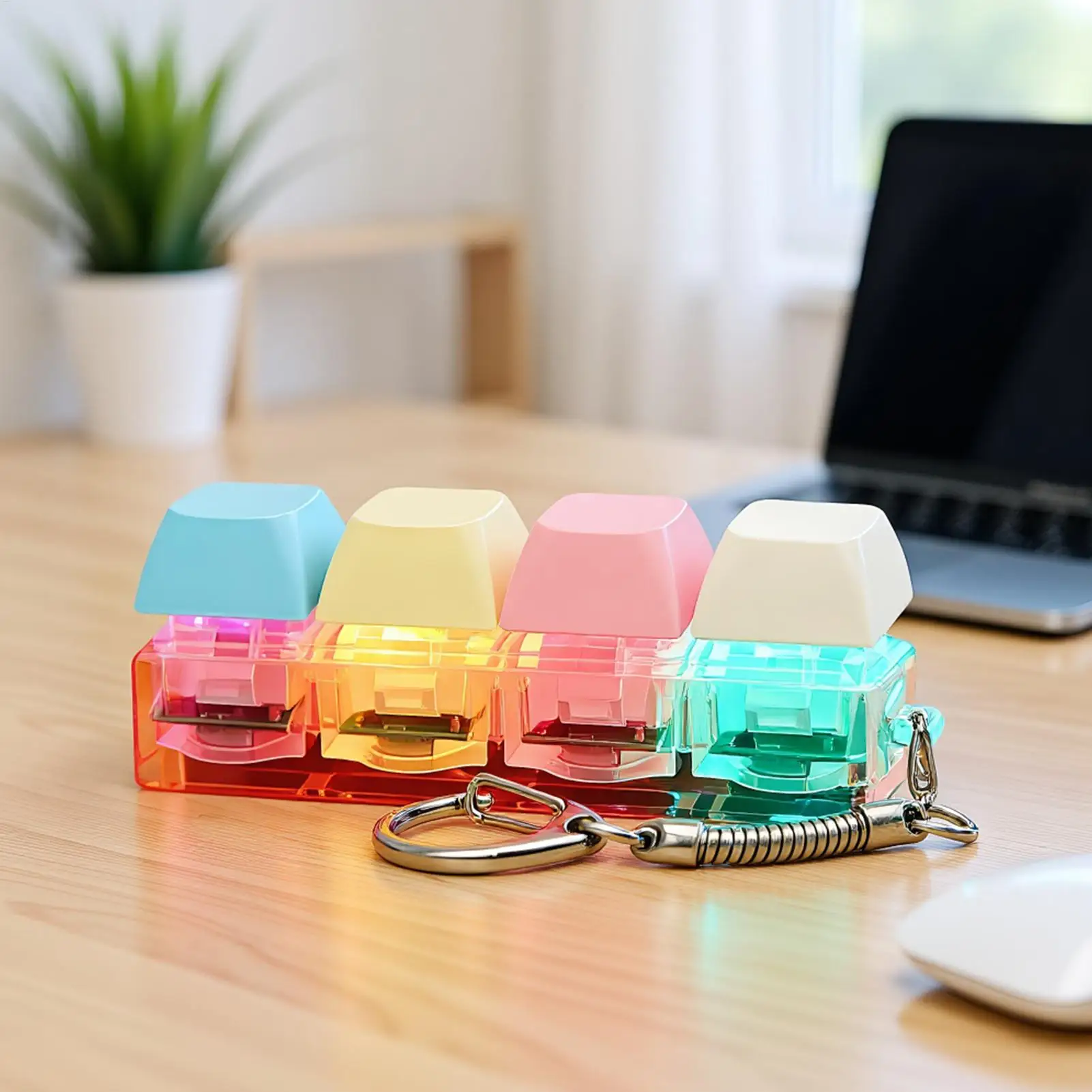 Fidget Keycap Toy Clicker Sensory Toy for Stress Relief Keyboard Keychain Fidget Gadget For Adults Kids
Fidget Keycap Toy Clicker Sensory Toy for Stress Relief Keyboard Keychain Fidget Gadget For Adults Kids