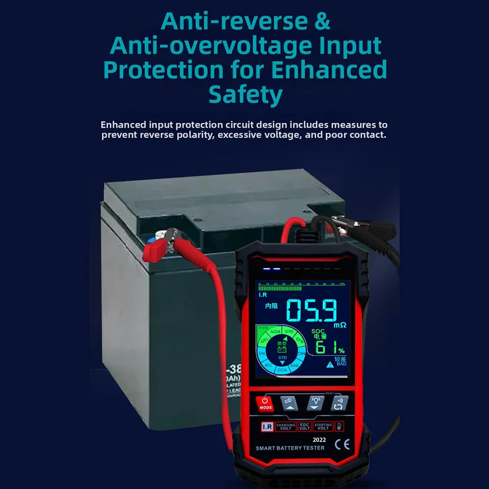Тестер автомобильного аккумулятора, цифровой дисплей, 32 дюйма, для тестирования 12 В, 24 В, включая емкость амперной часов и проверку напряжения
Тестер автомобильного аккумулятора, цифровой дисплей, 32 дюйма, для тестирования 12 В, 24 В, включая емкость амперной часов и проверку напряжения