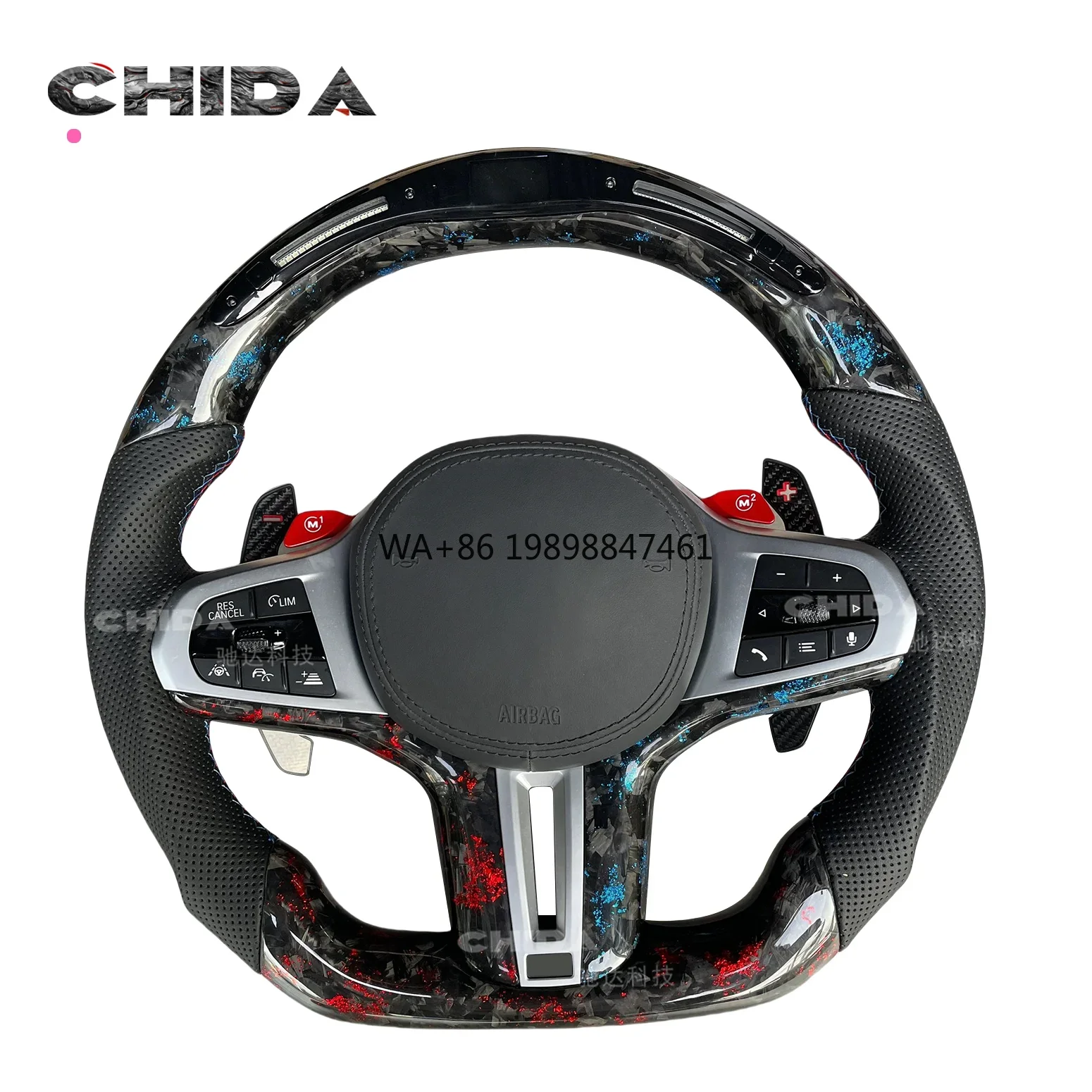 LED Sport Custom Forged Carbon Fibre Steering Wheel for BMWs G38 G01 G11 G12 G13 G14 G15 G16 G20 G30 G31 G32 F10 F30
LED Sport Custom Forged Carbon Fibre Steering Wheel for BMWs G38 G01 G11 G12 G13 G14 G15 G16 G20 G30 G31 G32 F10 F30