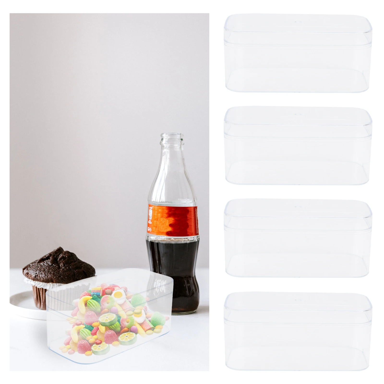 10 Pcs Rectangular Plastic Box Transparent C Cookie Pastry Container Cake Holder Storage Box Food Grade Airtight
10 Pcs Rectangular Plastic Box Transparent C Cookie Pastry Container Cake Holder Storage Box Food Grade Airtight