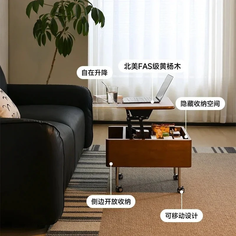 A57 Retro solid wood lifting coffee table removable folding small apartment living room bedroom sofa side cabinet
A57 Retro solid wood lifting coffee table removable folding small apartment living room bedroom sofa side cabinet