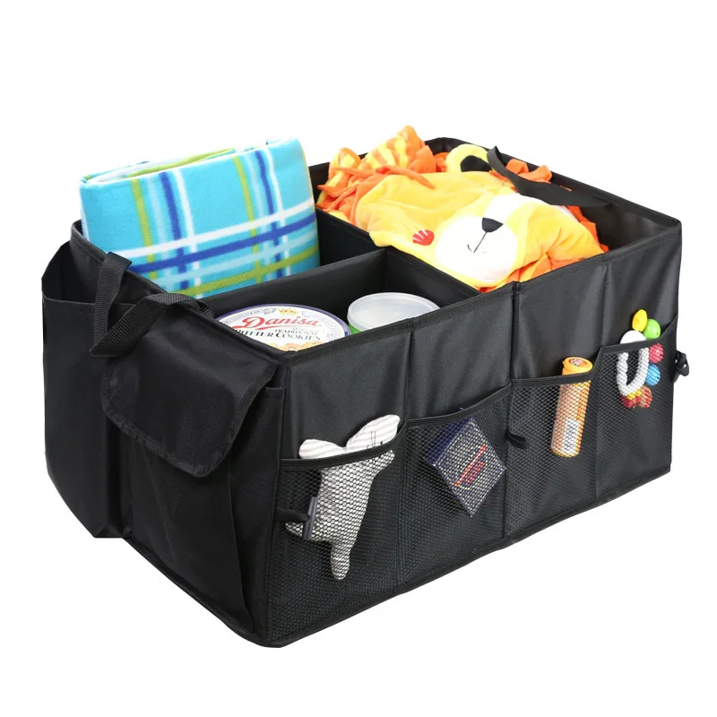 68L Multifunctional Foldable Car Storage Box 3 Grids, Insulated Cooler Bag Portable Trunk Organizer Vehicle Storage Container
68L Multifunctional Foldable Car Storage Box 3 Grids, Insulated Cooler Bag Portable Trunk Organizer Vehicle Storage Container