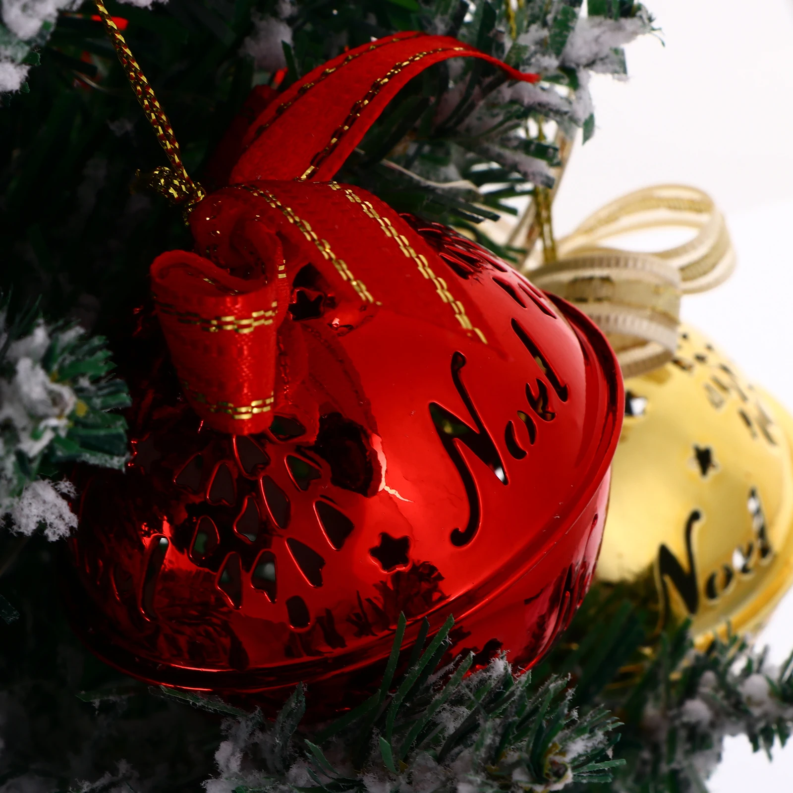 12 Pcs Christmas Ornaments Hanging Bells Wrought Iron Red Decoration Xmas Tree Home Adornment Gifts Photography Props
12 Pcs Christmas Ornaments Hanging Bells Wrought Iron Red Decoration Xmas Tree Home Adornment Gifts Photography Props