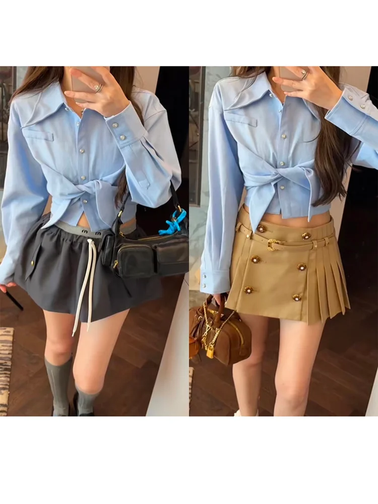 Mimius Ele Cotton irt with Rabbit Ear Knot Design ort Sle Long Sve Women's Top Color Blo Retro Early Autumn Fa...
Mimius Ele Cotton irt with Rabbit Ear Knot Design ort Sle Long Sve Women's Top Color Blo Retro Early Autumn Fa...