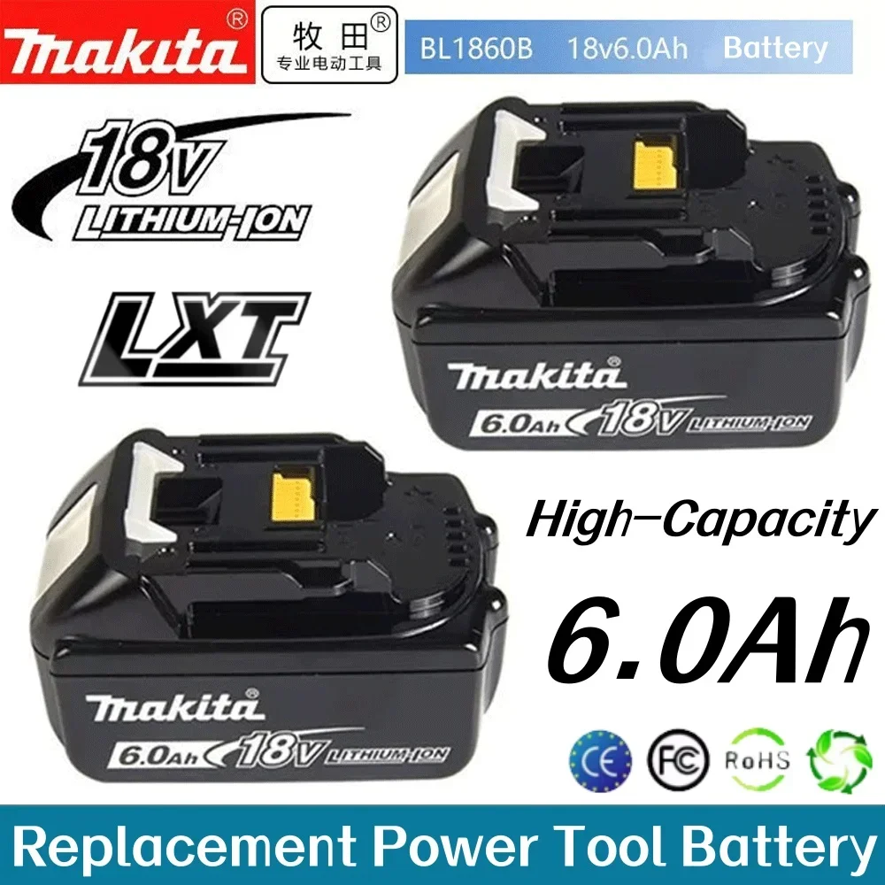 100% original Makita 18V 6ah rechargeable Strong power battery, Makita BL1840 BL1830B BL1830B power tool battery, 18V charger
100% original Makita 18V 6ah rechargeable Strong power battery, Makita BL1840 BL1830B BL1830B power tool battery, 18V charger