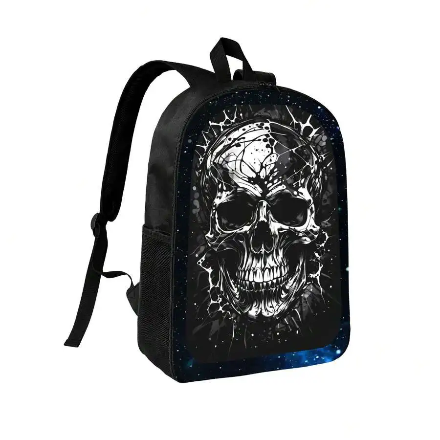 Skull Print Backpack For Adults Lightweight Daily Use Adjustable Straps Zipper Closure
Skull Print Backpack For Adults Lightweight Daily Use Adjustable Straps Zipper Closure