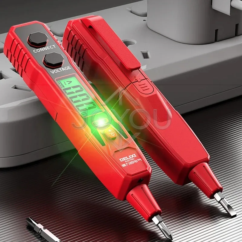 Digital Voltage Tester Portable Electrician Test Pen Leakage Detection Household Measuring Tool Safe Multi-Function
Digital Voltage Tester Portable Electrician Test Pen Leakage Detection Household Measuring Tool Safe Multi-Function