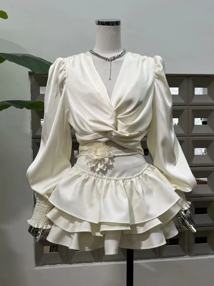 Women Sexy Top Short Pleated Skirt Sets 2025 Birthday Celebrate Evening Party Two Pieces Ball Gowns Elegant New Lady Outfits
Women Sexy Top Short Pleated Skirt Sets 2025 Birthday Celebrate Evening Party Two Pieces Ball Gowns Elegant New Lady Outfits