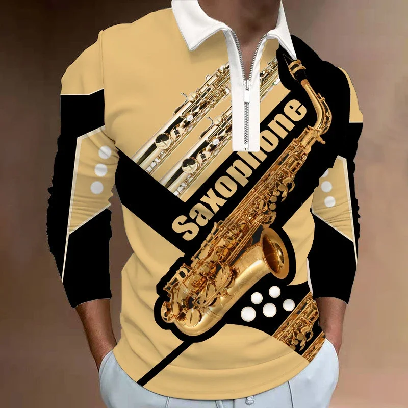 Piano Musical Instrument Fashion 3D Print Polo Zipper Long Sleeve Shirt for Men Button Down Fashion Shirt
Piano Musical Instrument Fashion 3D Print Polo Zipper Long Sleeve Shirt for Men Button Down Fashion Shirt