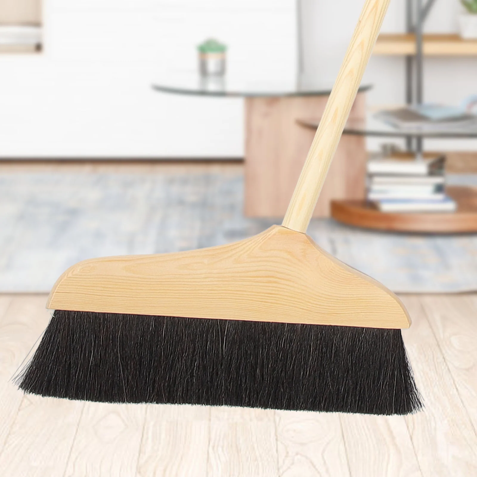 Sweeping Pine Horsetail Broom Sweeper Hardwood Floor Anti-static Cleaning Wooden Horsehair Bristle
Sweeping Pine Horsetail Broom Sweeper Hardwood Floor Anti-static Cleaning Wooden Horsehair Bristle