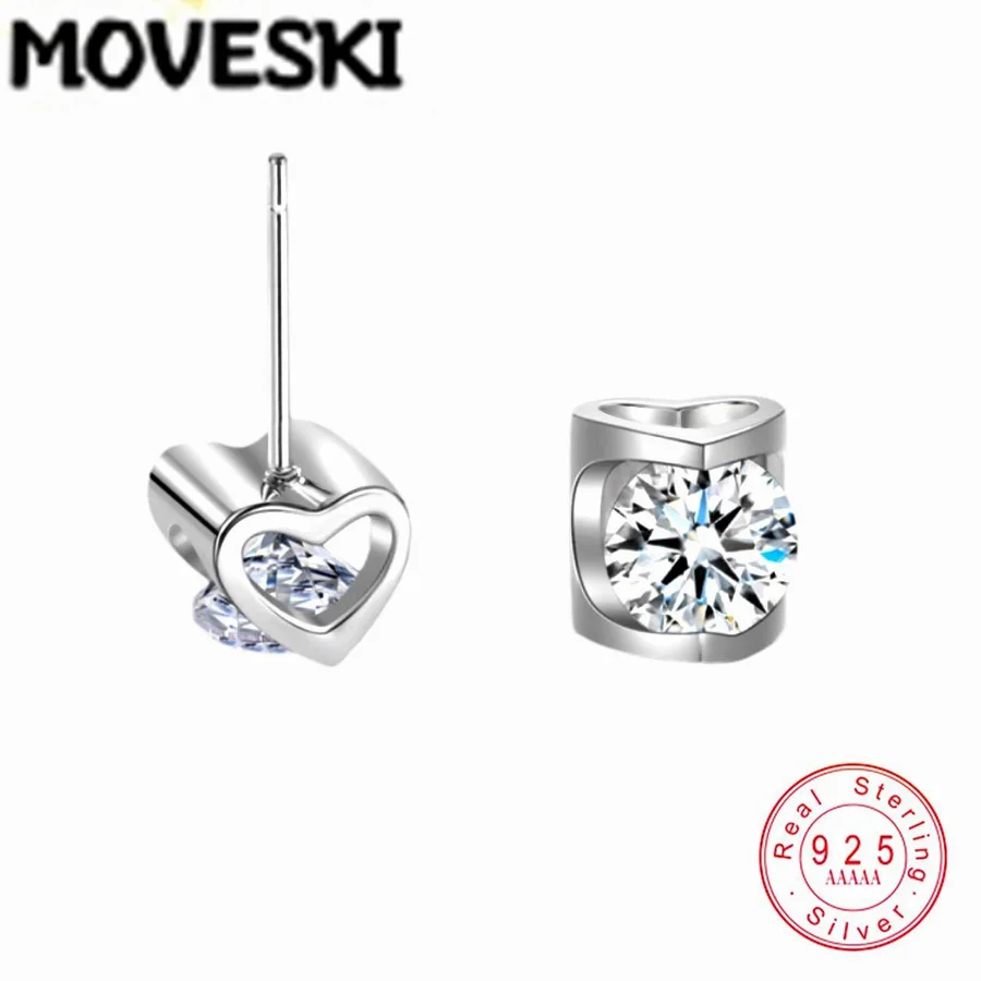 Серьги-гвоздики MOVESKI из стерлингового серебра 925 пробы с дизайном в виде сердца и муассанитом, роскошные ювелирные украшения для помолвки и повседневной носки для женщин
Серьги-гвоздики MOVESKI из стерлингового серебра 925 пробы с дизайном в виде сердца и муассанитом, роскошные ювелирные украшения для помолвки и повседневной носки для женщин