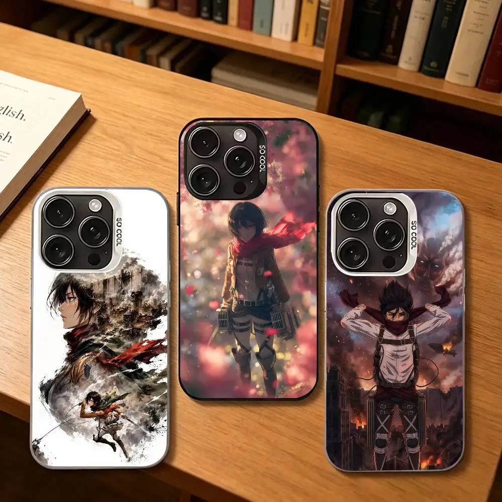 Anime Mikasa A-Attack on TitanS Phone Case For iPhone 17,16,15,14,13,12,11 Plus,Pro Max,XS,Colorful Silver Cover
Anime Mikasa A-Attack on TitanS Phone Case For iPhone 17,16,15,14,13,12,11 Plus,Pro Max,XS,Colorful Silver Cover