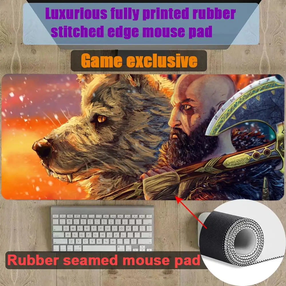 G-God of War-R Mouse Pad Gamer Gaming Rubber Seamed Mouse Pad Accessories Desk Keyboard Pad Computer Laptop
G-God of War-R Mouse Pad Gamer Gaming Rubber Seamed Mouse Pad Accessories Desk Keyboard Pad Computer Laptop