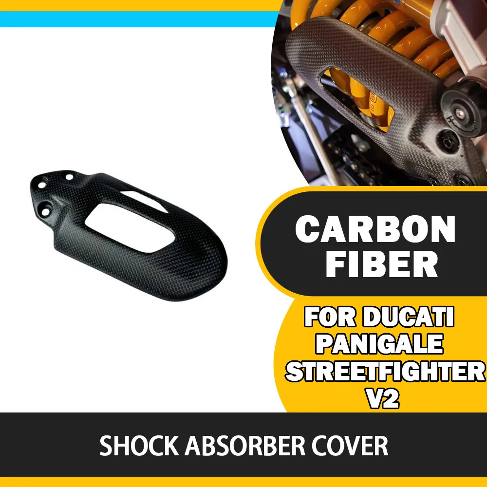 For DUCATI Panigale V2 / Streetfighter 100% Carbon Fiber Shock Absorber Cover Protection Motorcycle Modified Parts accessories
For DUCATI Panigale V2 / Streetfighter 100% Carbon Fiber Shock Absorber Cover Protection Motorcycle Modified Parts accessories