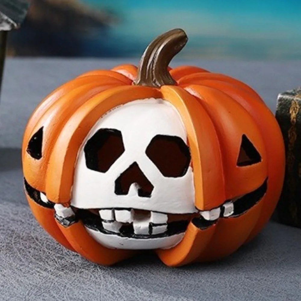 2025 Resin Halloween Pumpkin Figurine Realistic Scary Pumpkin Skeleton Statue Orange Mini Halloween Ornaments Thanksgiving
2025 Resin Halloween Pumpkin Figurine Realistic Scary Pumpkin Skeleton Statue Orange Mini Halloween Ornaments Thanksgiving