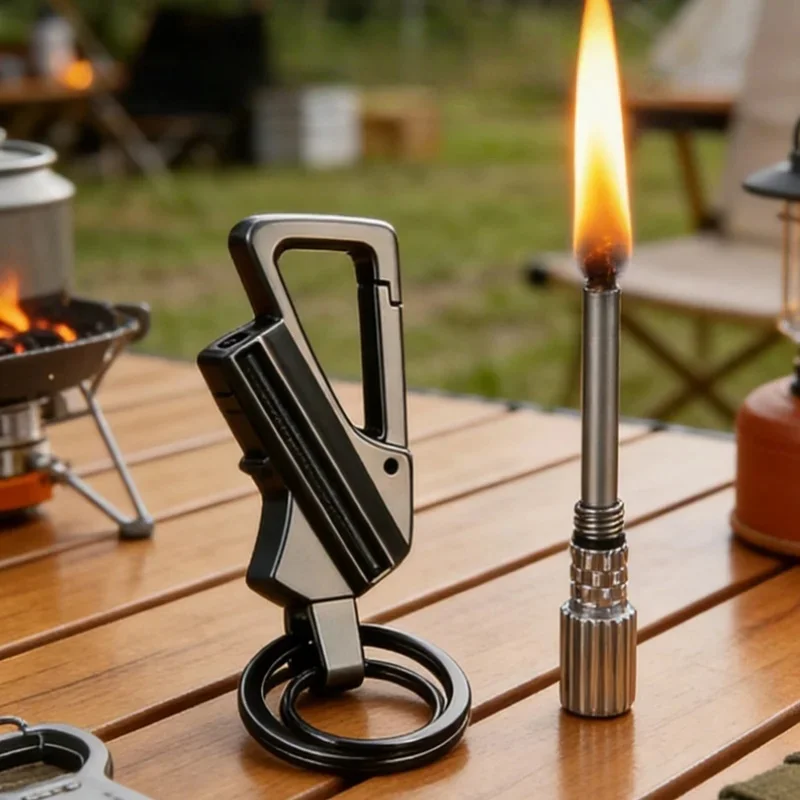 New Style Permanent Match Lighter, Multi-Function Keychain Fire Starter, Reusable Metal Lighter for Smoking, Camping & Gifts
New Style Permanent Match Lighter, Multi-Function Keychain Fire Starter, Reusable Metal Lighter for Smoking, Camping & Gifts