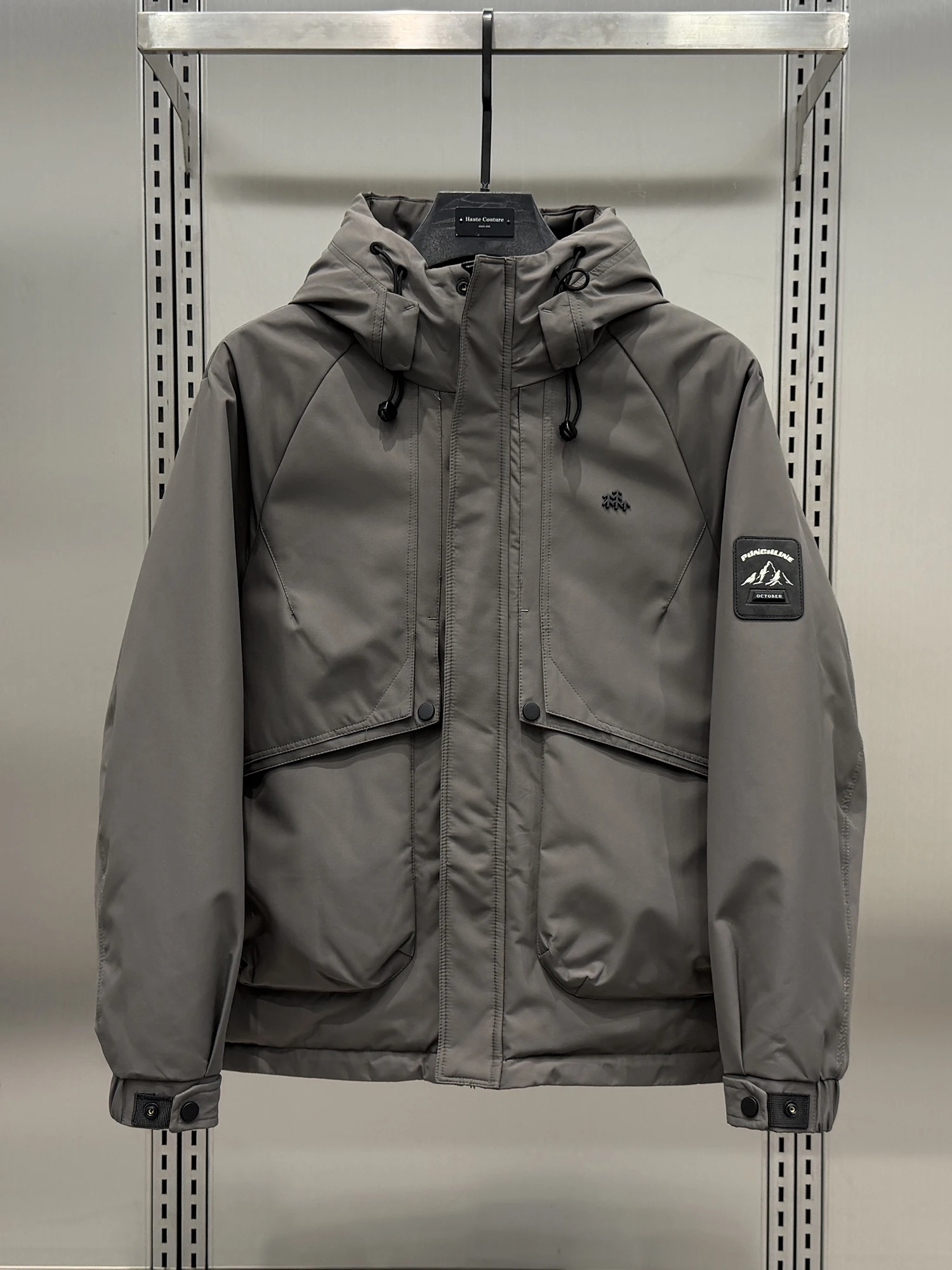 Winter Thiened Hooded down Jaet Men's Trendy Brand High-End Feeling White Du down Warmth Workwear Outerwear
Winter Thiened Hooded down Jaet Men's Trendy Brand High-End Feeling White Du down Warmth Workwear Outerwear