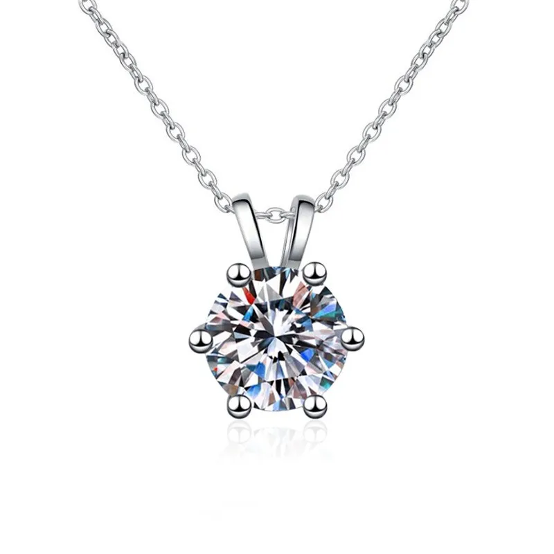 XL042 Lefei Fashion Trend Fine Luxury Simple 1Ct Classic Moissanite Round Necklaces Women Real 925 Sterling Silver Party Jewelry
XL042 Lefei Fashion Trend Fine Luxury Simple 1Ct Classic Moissanite Round Necklaces Women Real 925 Sterling Silver Party Jewelry