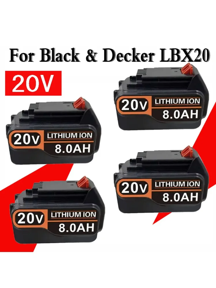 18V 3.0Ah 4.0Ah BL2018 Replacement for Black & Decker 20V Battery Max Lithium LST220 LB2X4020 LBXR20 LB20 LBX20 Cordless Tools
18V 3.0Ah 4.0Ah BL2018 Replacement for Black & Decker 20V Battery Max Lithium LST220 LB2X4020 LBXR20 LB20 LBX20 Cordless Tools