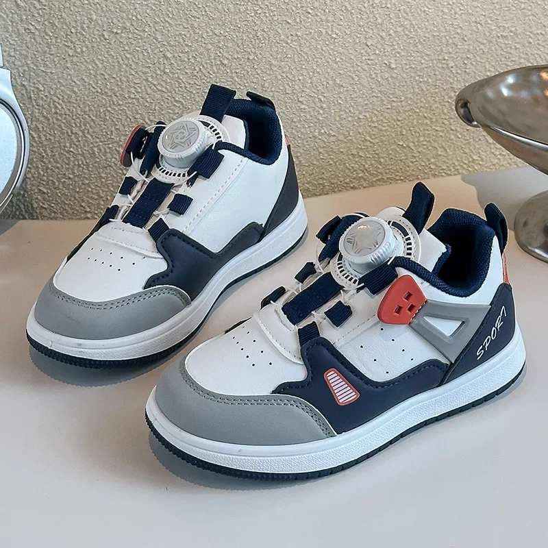 2025 New Children Sports Shoes Thick Soft Sole Kids Casual Shoes with Rotating Buttons Boys Girls Sneakers Non-slip Toes Capped
2025 New Children Sports Shoes Thick Soft Sole Kids Casual Shoes with Rotating Buttons Boys Girls Sneakers Non-slip Toes Capped