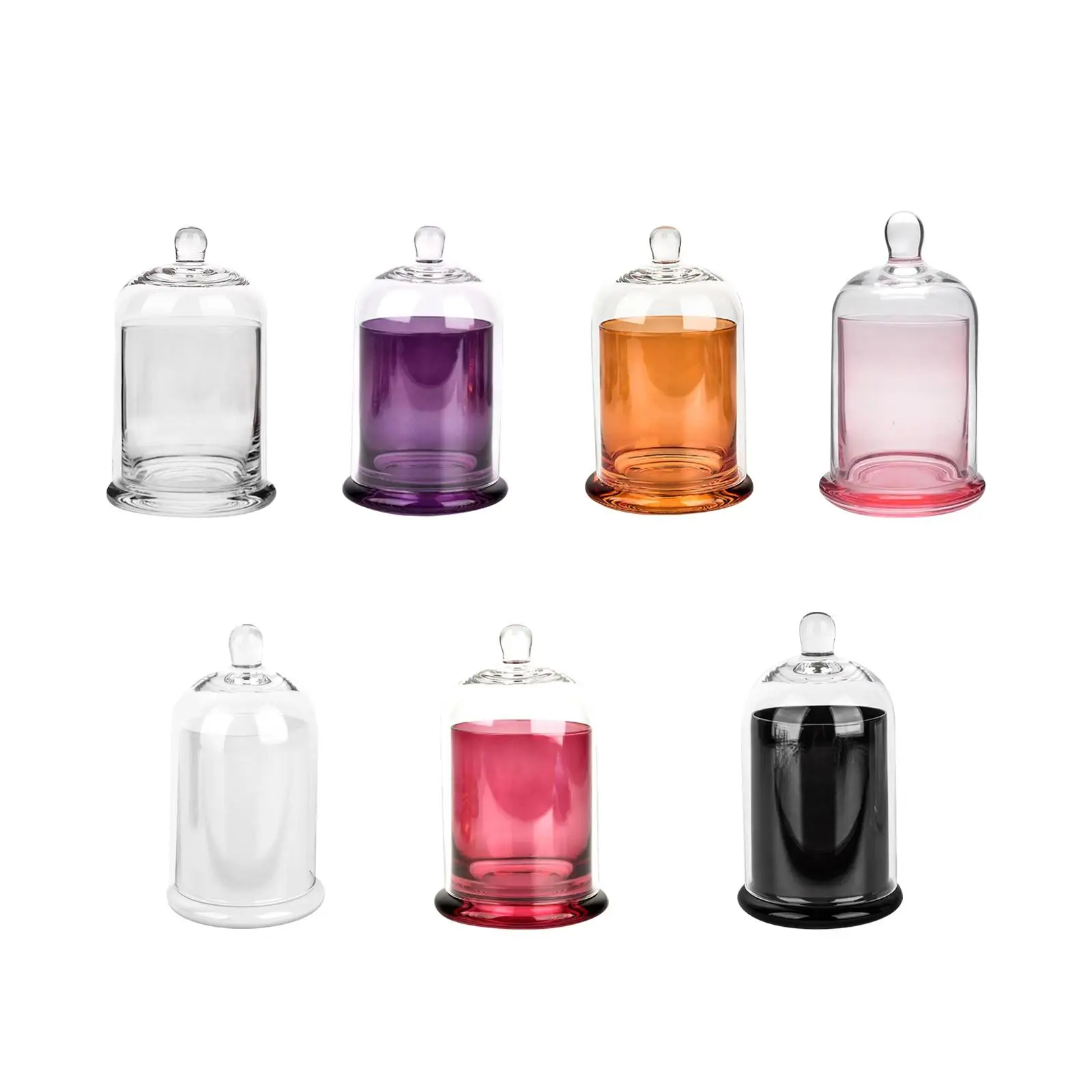 Стеклянный колпак-купол для свечей, центральное украшение для дома, колпак-витрина для гирлянд, цветов, ароматических камней, тортов, растений
Стеклянный колпак-купол для свечей, центральное украшение для дома, колпак-витрина для гирлянд, цветов, ароматических камней, тортов, растений