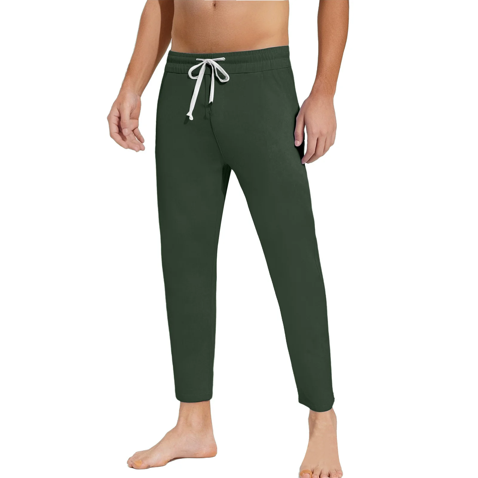 Sports Pants Men's New Spring And Summer Fashion Brand Casual Loose Pants Man Drawstring Elastic Waistband Straight-Leg Trousers
Sports Pants Men's New Spring And Summer Fashion Brand Casual Loose Pants Man Drawstring Elastic Waistband Straight-Leg Trousers