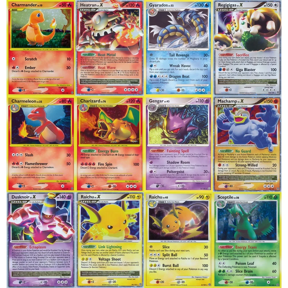 Набор из 12 карт Pokemon: Stormfront, Diamond, Pearl, Holo, редкие карты, Charizard, Raichu, Charmander, Machamp, карты Pokemon PTCG, подарок
Набор из 12 карт Pokemon: Stormfront, Diamond, Pearl, Holo, редкие карты, Charizard, Raichu, Charmander, Machamp, карты Pokemon PTCG, подарок