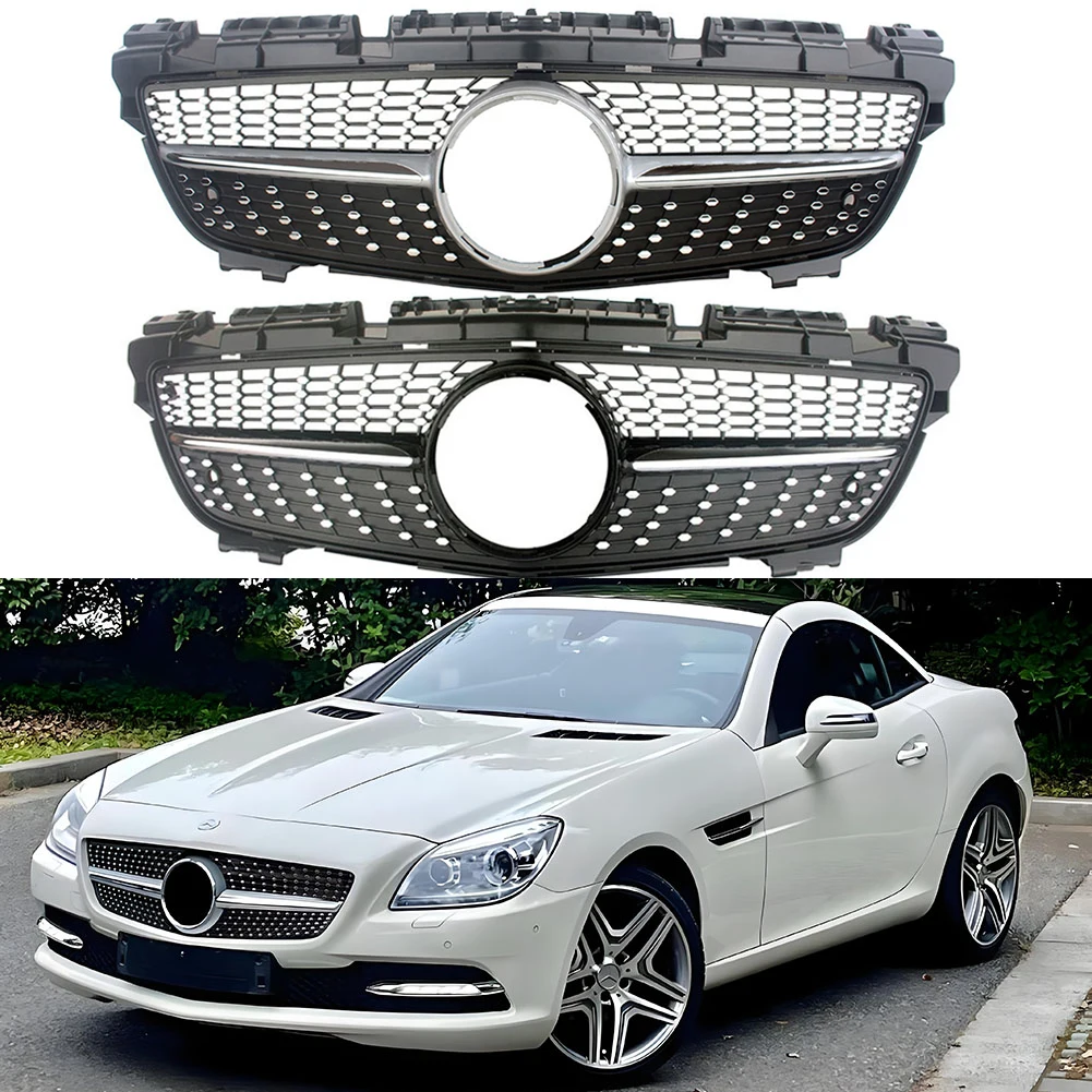 Front Racing Billet Bumper Grille Upper Radiator For Mercedes-Benz R172 SLK-Class SLK200 SLK350 2011 2012 2013 2014 2015 Diamond
Front Racing Billet Bumper Grille Upper Radiator For Mercedes-Benz R172 SLK-Class SLK200 SLK350 2011 2012 2013 2014 2015 Diamond