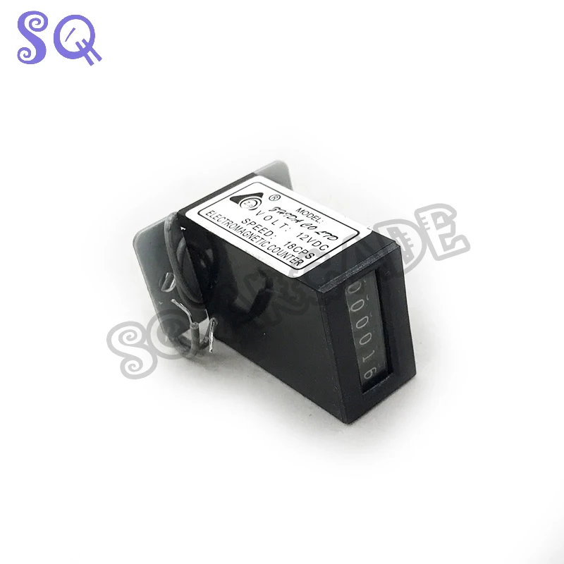 2Pcs Coin Counter Meter Mechanical 6 Digit Display speed-18pcs 12V for Coin Acceptore Operated Vending Machines
2Pcs Coin Counter Meter Mechanical 6 Digit Display speed-18pcs 12V for Coin Acceptore Operated Vending Machines
