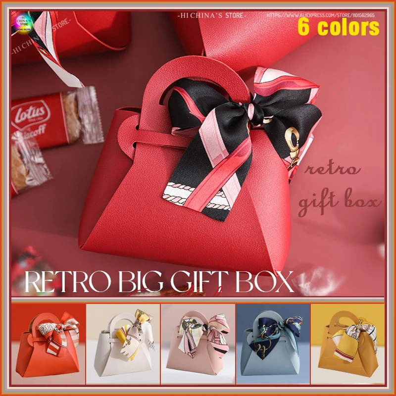 20PCS Creative Leather Gifts Box Wedding Favors and Candy Boxes With Ribbon For Birthday Party Chocolate Box Package For Guests
20PCS Creative Leather Gifts Box Wedding Favors and Candy Boxes With Ribbon For Birthday Party Chocolate Box Package For Guests