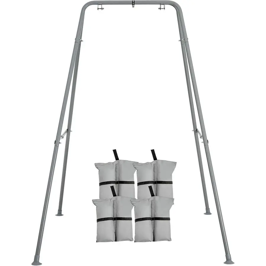Foldable Swing Stand for Kids with 4 Sandbags, Heavy Duty Metal AFrame Indoor Outdoor for Backyard, Suitable Most Toddler Baby J
Foldable Swing Stand for Kids with 4 Sandbags, Heavy Duty Metal AFrame Indoor Outdoor for Backyard, Suitable Most Toddler Baby J