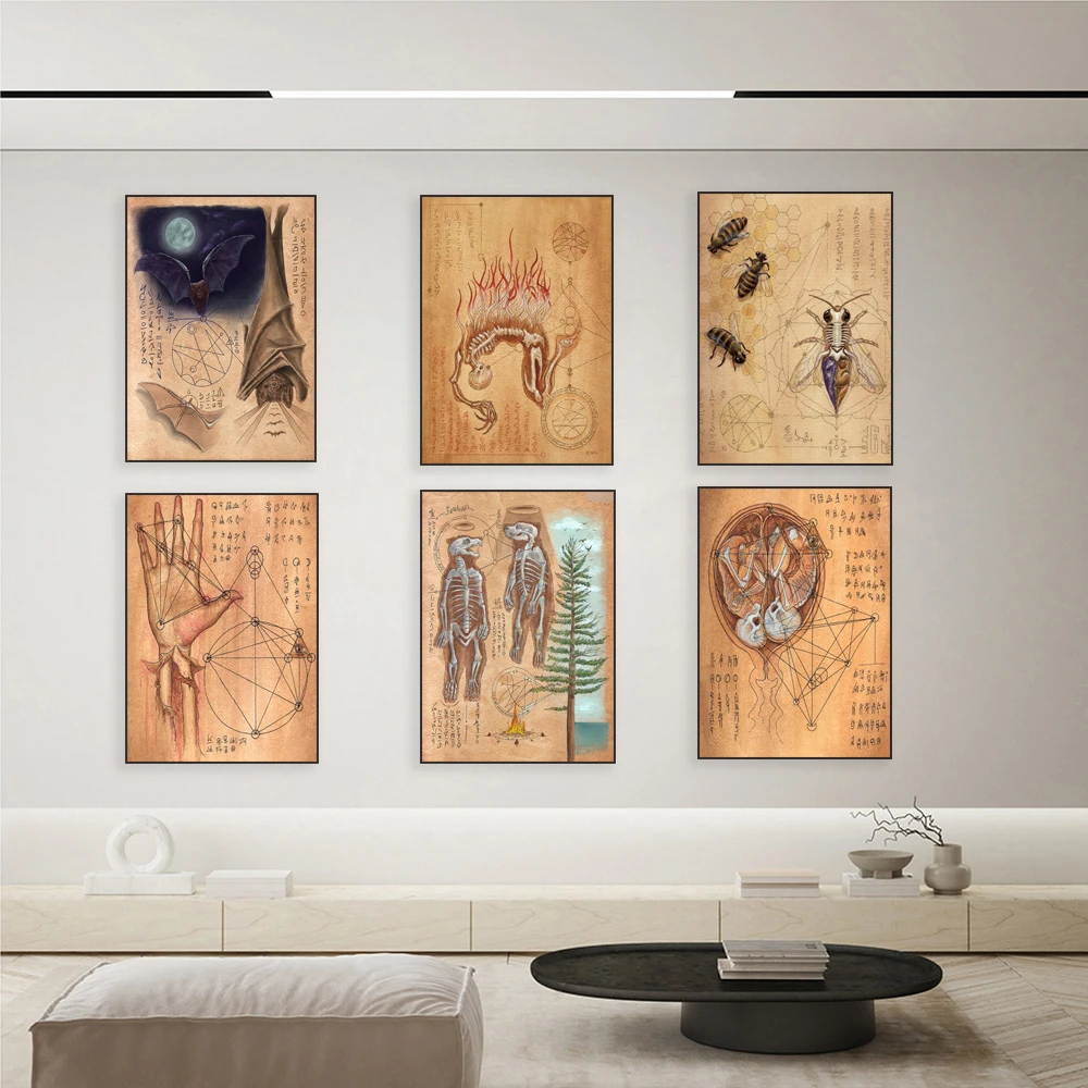 Dark demon canvas painting, monster and sacred geometry art, horror skull posters and prints, wall art home decor
Dark demon canvas painting, monster and sacred geometry art, horror skull posters and prints, wall art home decor