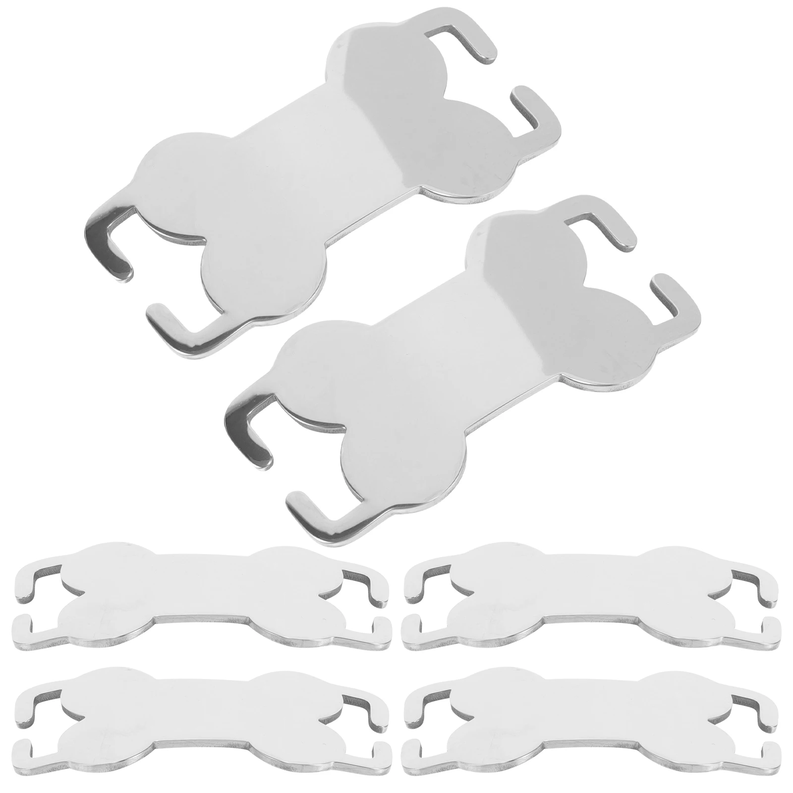6 Pcs Metal Dog ID Tags Bone Shaped Pet Name Tags Stainless Steel Dog Collar Tag For Cats Dogs Puppies Rabbits Engraving
6 Pcs Metal Dog ID Tags Bone Shaped Pet Name Tags Stainless Steel Dog Collar Tag For Cats Dogs Puppies Rabbits Engraving