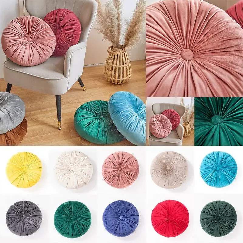 42cm Round Velvet Pumpkin Pillows Solid Color Soft Sofa Cushion Home Hotel Decor
42cm Round Velvet Pumpkin Pillows Solid Color Soft Sofa Cushion Home Hotel Decor