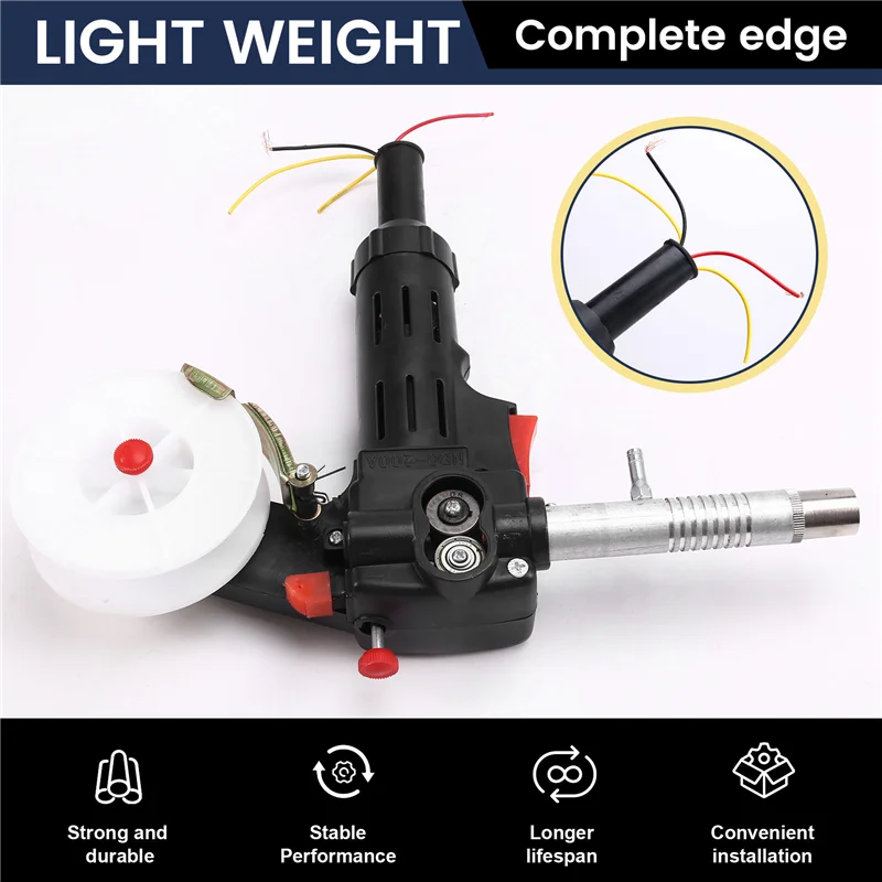 A84Z-NBC-200A MIG Welding Spool Push Pull Feeder Welding Torch Welder Welding Torch With Gear Two Gas Welding Torch
A84Z-NBC-200A MIG Welding Spool Push Pull Feeder Welding Torch Welder Welding Torch With Gear Two Gas Welding Torch