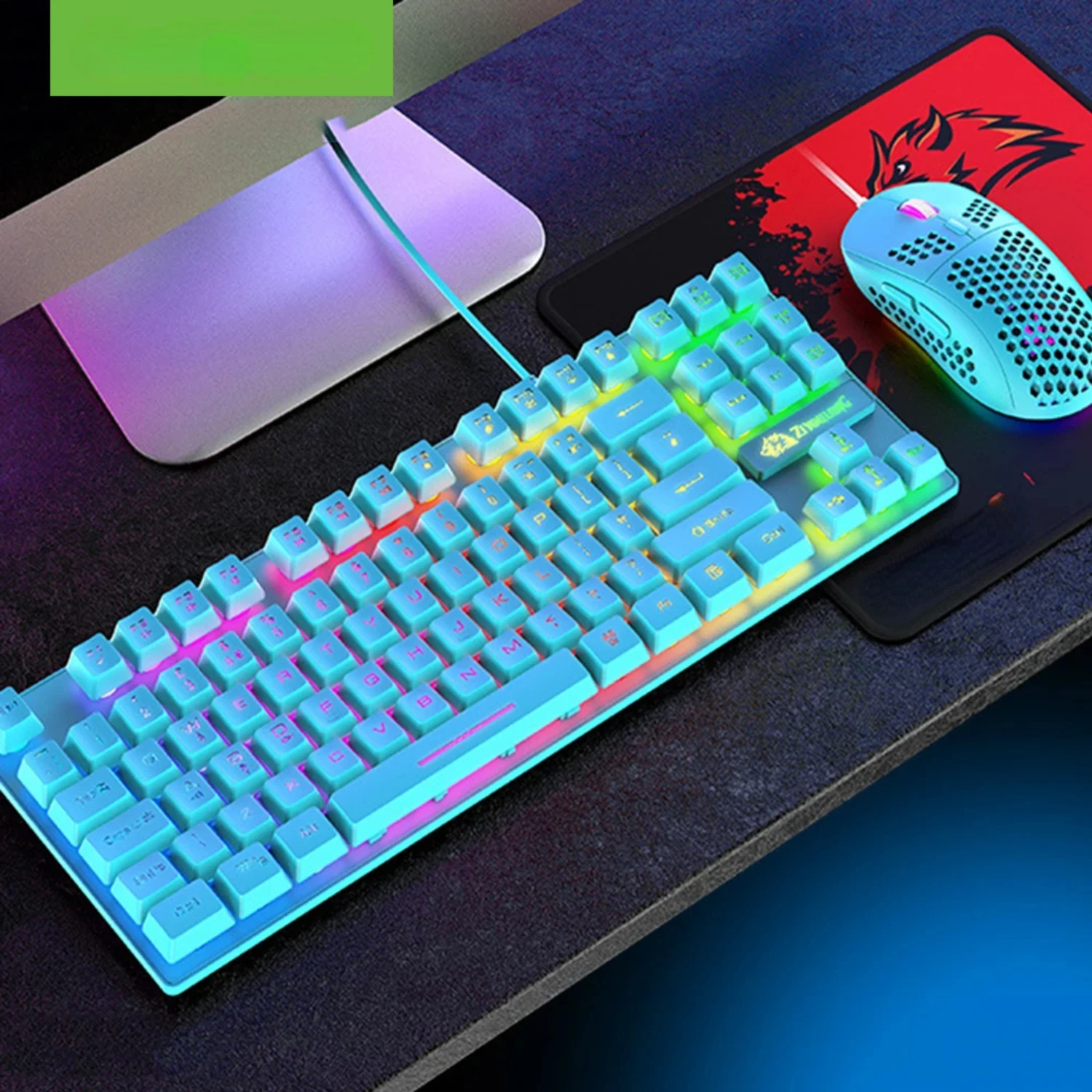 USB Wired Mechanical Feel Gaming Keyboard Mouse Combo Magic RGB Backlight Wire Keyboard Mouse Set For Laptop PC Gamer Computer
USB Wired Mechanical Feel Gaming Keyboard Mouse Combo Magic RGB Backlight Wire Keyboard Mouse Set For Laptop PC Gamer Computer