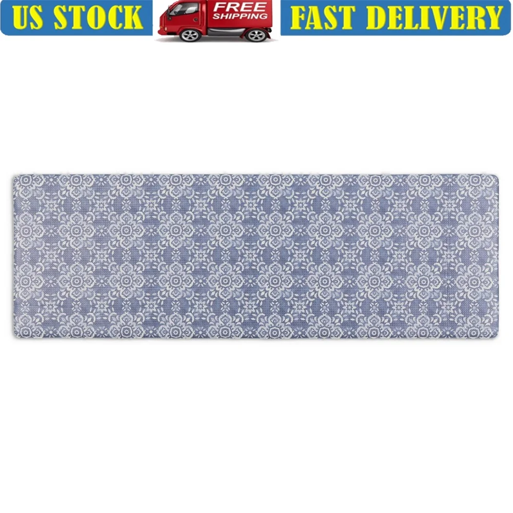 Ergonomic Kitchen Mat Non-Slip Backing Easy Clean Multi-Purpose Floor Rug Kitchen Laundry Garage Stylish Design 60x20 Inches
Ergonomic Kitchen Mat Non-Slip Backing Easy Clean Multi-Purpose Floor Rug Kitchen Laundry Garage Stylish Design 60x20 Inches