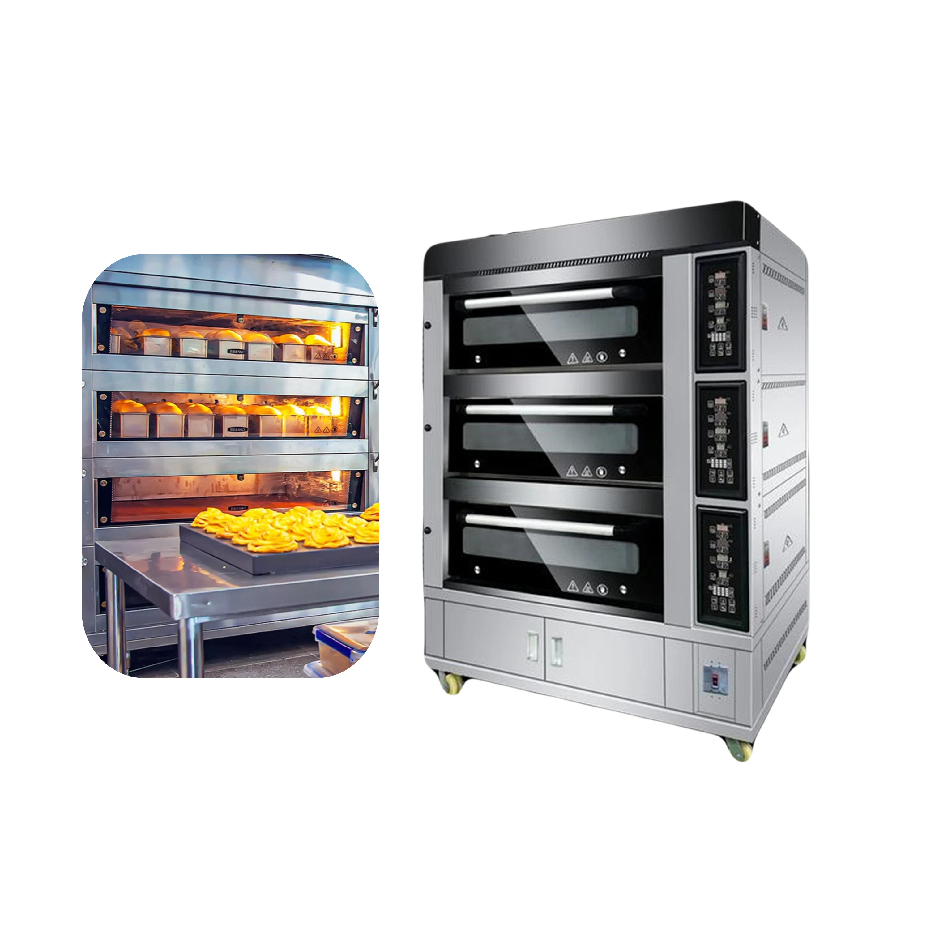 vx-New Product Industrial Gas/Electric Deck Oven for Baking Pizza Croissants Egg Tarts Waffles Bread Pita Bakery Equipment~
vx-New Product Industrial Gas/Electric Deck Oven for Baking Pizza Croissants Egg Tarts Waffles Bread Pita Bakery Equipment~