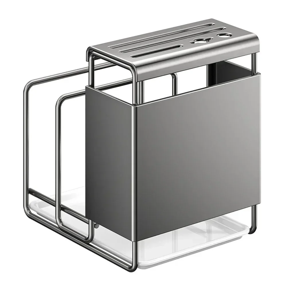 1pc Kitchen Cutting Boards Organizer Stainless Steel Kitchen Utensils Rack Chopping 21.5*18.5*15.3cm Kitchens Tools Storage Rack
1pc Kitchen Cutting Boards Organizer Stainless Steel Kitchen Utensils Rack Chopping 21.5*18.5*15.3cm Kitchens Tools Storage Rack