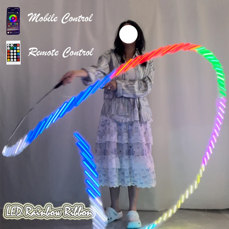 Rhythmic Game Performance Glowing Props Colorful LED Gymnastics Ribbons Girls Women Dance Ribbon Funny Sport Surprise Flash Gift
Rhythmic Game Performance Glowing Props Colorful LED Gymnastics Ribbons Girls Women Dance Ribbon Funny Sport Surprise Flash Gift