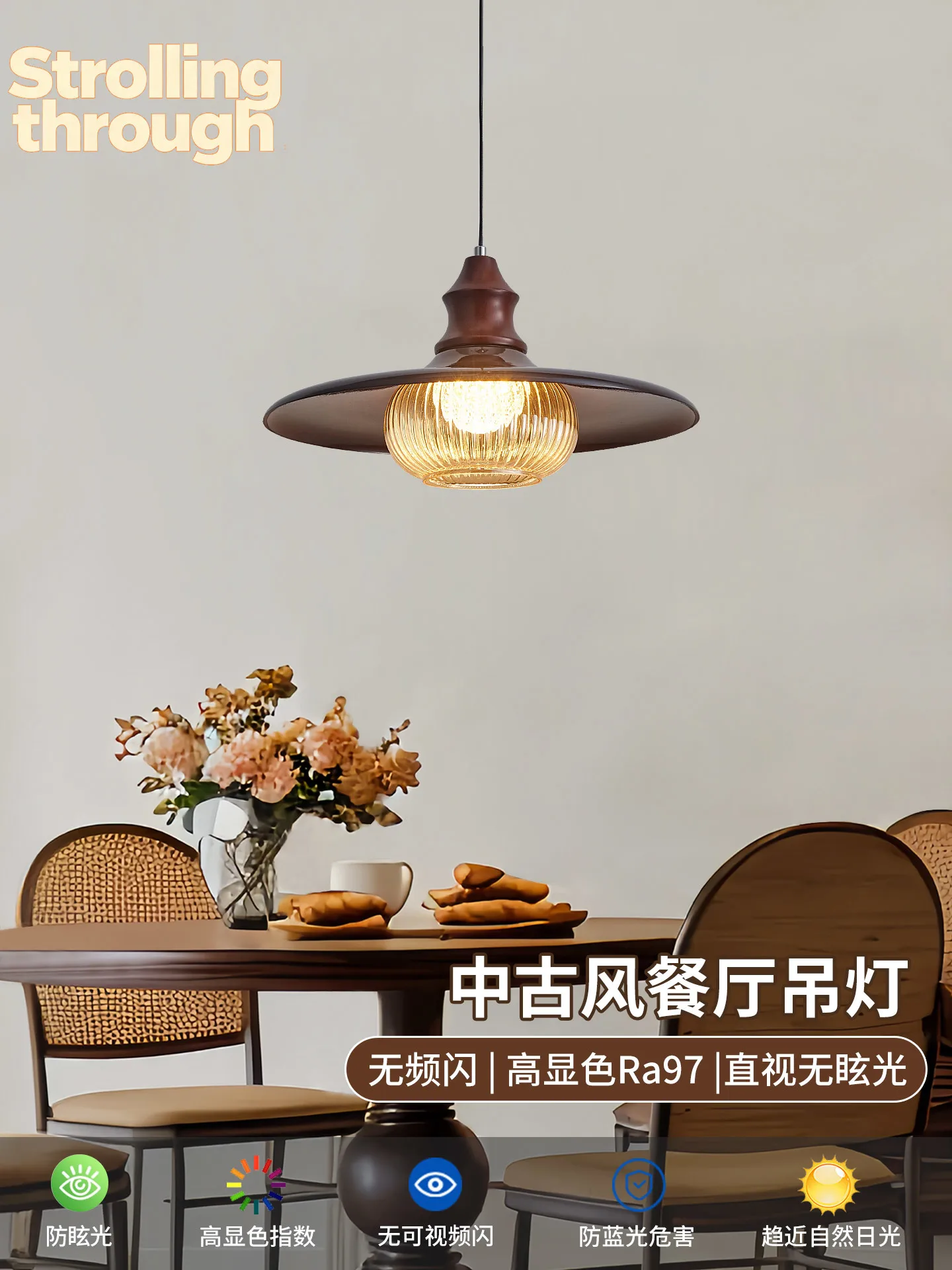 French medieval creative pumpkin eye protection chandelier Chinese retro cream style B & B restaurant bar chandelier 668K
French medieval creative pumpkin eye protection chandelier Chinese retro cream style B & B restaurant bar chandelier 668K