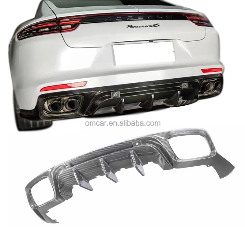 Upgrade Facelift Dry Carbon Fiber Rear Bumper Diffuser For Porsche Panamera 971 Car Rear Lip Body Kit
Upgrade Facelift Dry Carbon Fiber Rear Bumper Diffuser For Porsche Panamera 971 Car Rear Lip Body Kit