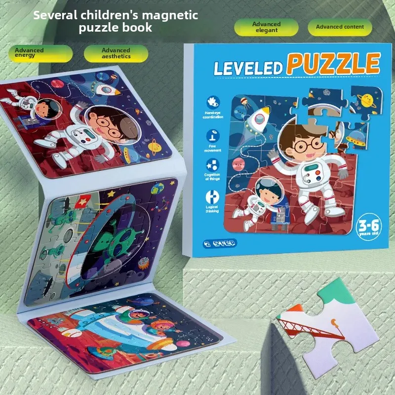 Magnetic Puzzles Games For Kids Busy Quiet Cartoon 3 In 1 Animals Jigsaw Book Montessori Baby Educational Toys Children's Gifts
Magnetic Puzzles Games For Kids Busy Quiet Cartoon 3 In 1 Animals Jigsaw Book Montessori Baby Educational Toys Children's Gifts
