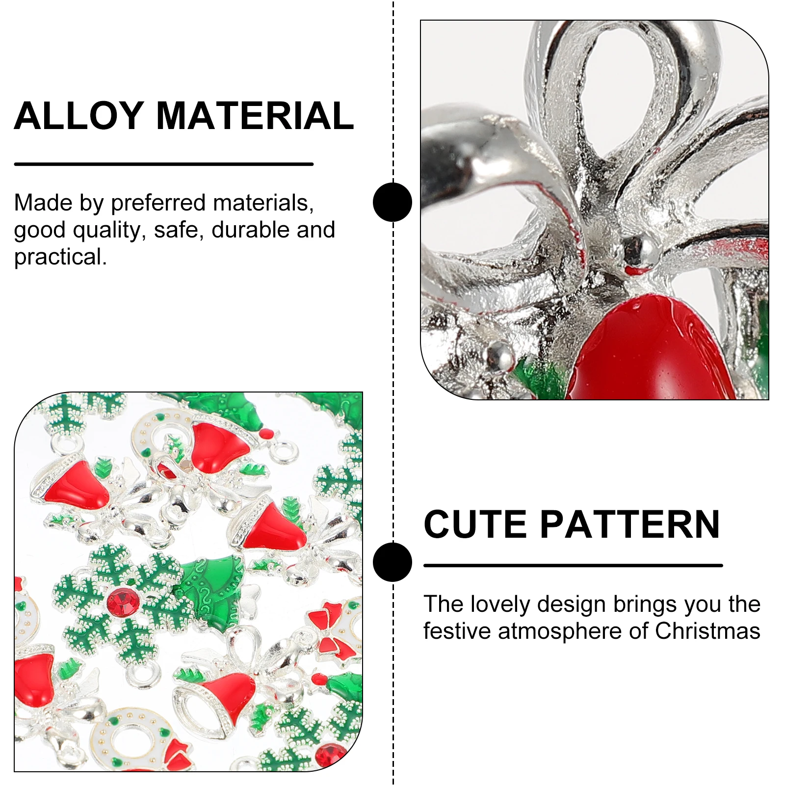 20 Pcs Metal Pendant DIY Jewelry Charms Simple Accessories Making Christmas Decorative Alloy Pieces Bright Color Craft
20 Pcs Metal Pendant DIY Jewelry Charms Simple Accessories Making Christmas Decorative Alloy Pieces Bright Color Craft