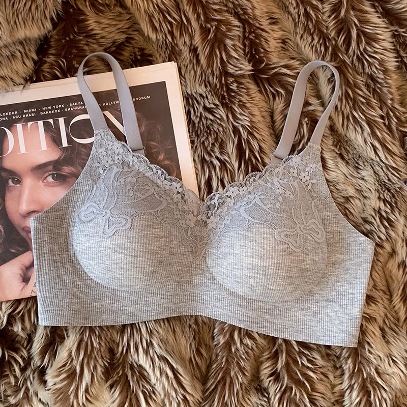 Seamless Push Up Bra, Lace Ribbed Sexy Lingerie, Jelly Strip Soft Support, Side Smoothing Anti Sagging for Ladies, Comfort Daily
Seamless Push Up Bra, Lace Ribbed Sexy Lingerie, Jelly Strip Soft Support, Side Smoothing Anti Sagging for Ladies, Comfort Daily