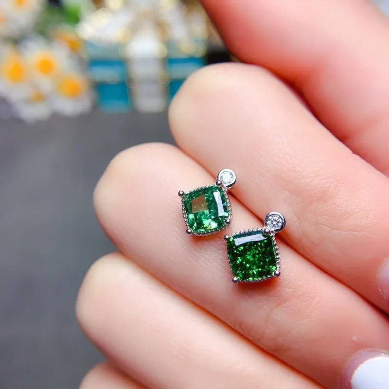 Real Moissanite Earrings for Women D Color Square Cut Sterling Silver Lab Diamond Dangle Earrings Pass Diamond Test Jewelry
Real Moissanite Earrings for Women D Color Square Cut Sterling Silver Lab Diamond Dangle Earrings Pass Diamond Test Jewelry